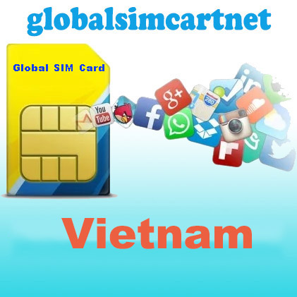 CUHK-VT: Vietnam Travelling Internet LTE Global SIM Card 2 to 5 GB/7-30 Days, Data only, no phone call and Text Message!