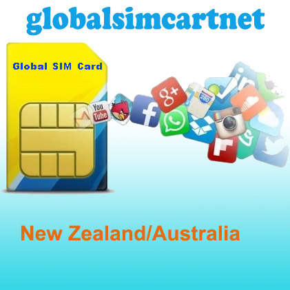 PCCW-NA: New Zealand/Australia Travelling Internet LTE Global SIM Card 2 to 5 GB/7-30 Days, Data only, no phone call and Text Message!